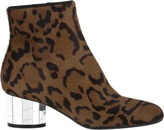 Ferragamo Florrie Faux Leopard Booties