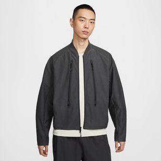Nike Mens Tech Dri-FIT Shori Knit Jacket in Grey | IO0677-060