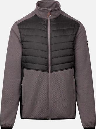 Trespass Mens Trespass Mens Hanlonton Fleece AT200 Hybrid Jacket - Grey - Size: 42/Regular