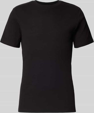 Only & Sons Regular Fit T-Shirt mit Rippstruktur Modell TANNER in Black, Gr&ouml;&szlig;e XL