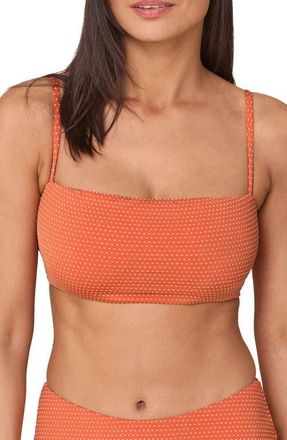 Andie Swim Cabo Bikini Top in Marmalade at Nordstrom, Size X-Large