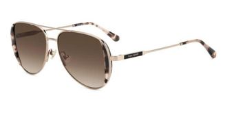 Kate Spade New York Navy/G/S Asian Fit 000/HA Womens Sunglasses Gold Size 53