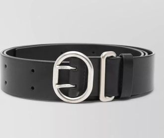 Jil Sander belt adjustable length multiple holes design