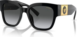Versace Polarized Grey Gradient Butterfly Ladies Sunglasses VE4437U GB1/T3 54