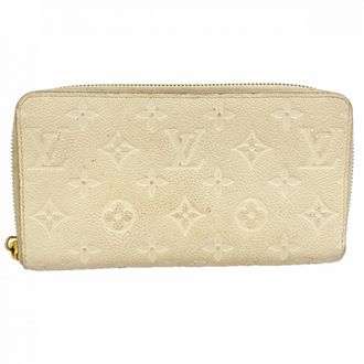 Louis Vuitton White Long Wallet (Bi-Fold) (Pre-Owned)