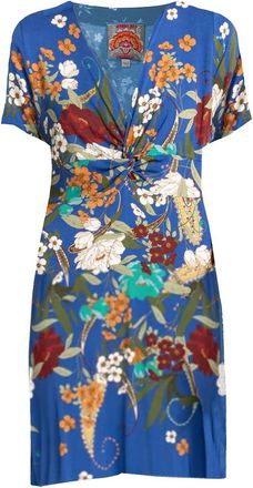 Johnny Was Tee Bee Twist Front Swing Dress Multi