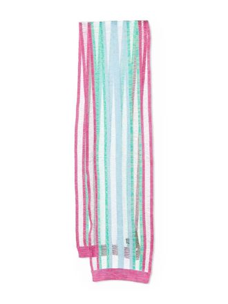 Missoni cotton scarf - women - Cotton - One Size - Blue