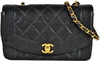 Chanel Vintage, unisex, Zwart, ONE Size, Leer, Pre-owned Leather chanel-bags