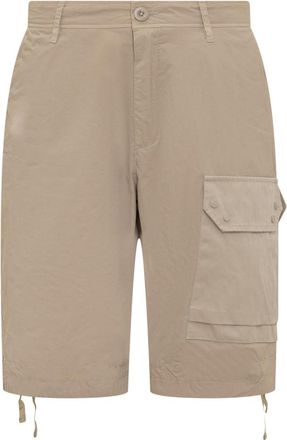 Ten c Beige Solid Shorts