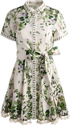 Alice & Olivia Lucy Cotton Shirtdress