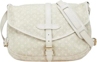 Louis Vuitton Pre-owned Cross Body Bags, female, White, Size: ONE SIZE Pre-owned Vintage Cross Body Bag