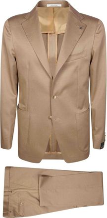 Tagliatore Single-breasted wool and cotton suit