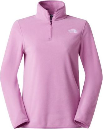 The North Face Glacier Fleece 1/4 Zip Jacket Fleecepullover f&uuml;r Damen | rosa