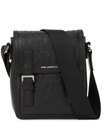 ショルダーバッグ KARL LAGERFELD Men Messenger Bags A1M32024999 BLACK Karl Lagerfeld Jeans logo-print Messenger Bag | Black