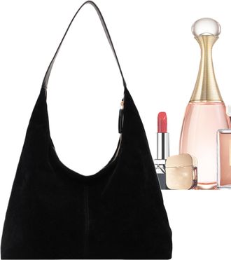 Generic Hobo Textured Bag - | Casual Shoulder Bag, Vintage Bag for Women Business Bags Shopping Work Work, black, se beskrivning