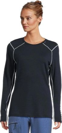 Helly Hansen Lifa Merino Base Layer Top Womens Blue Long Sleeve DDR2593