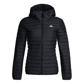 adidas (WMNS) adidas Varilite Soft Hooded Jacket Carbon CY8735
