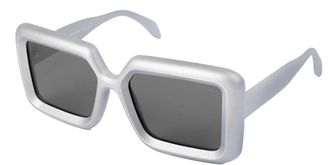 Saraghina FLAMMA 110LKL Mens Sunglasses Silver Size 51