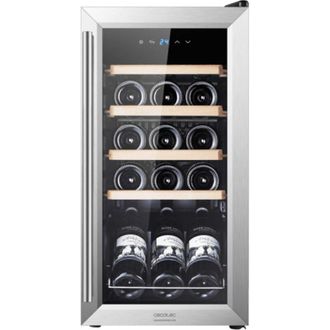 Cecotec Cecotec Vinoteca Bolero Grandsommelier 1550 Nero Compressore, 15 bottiglie, Silenzioso, Alte prestazioni, Regola la temperatura dei vostri vini tra 5