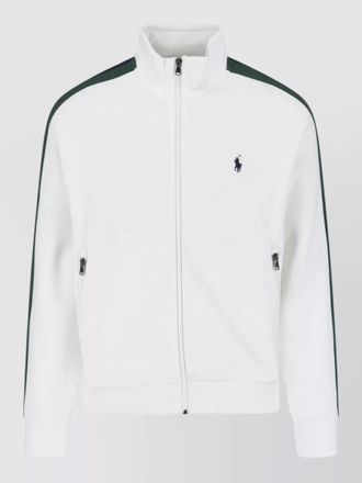 Polo Ralph Lauren high collar sweatshirt jacket ribbed cuffs