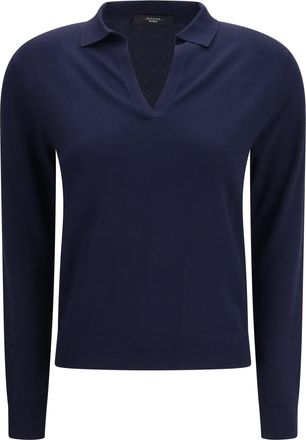 Max Mara Womens Sweater Palanca Blue Viscose