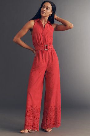 Let Me Be Shirting Cotton Jumpsuit