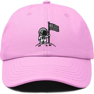 Dalix Moon Mission Dad Cap in Light Pink at Nordstrom