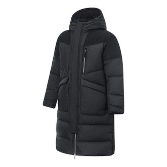 Li-Ning Winter Warm Long Down Jacket Black AYMT069-1