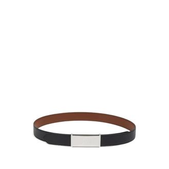 Maison Margiela Omkeerbare leren riem - Dames - Riemen - Zwart - 100 CM - Accessoires