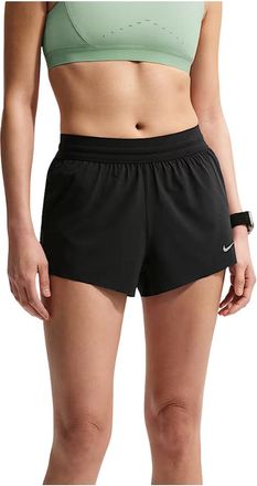 Nike (WMNS) Nike Swift Breathe Dri-Fit Mid-Rise 2.5 Hidden Lined Shorts Black White IF1679-010