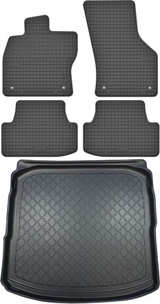 OEM Juego De Alfombrillas De Goma Para Coche Y Alfombrilla Para Maletero Para Audi A3 Iii 8v Hatchback (de Agosto De 2012 A Marzo De 2020)