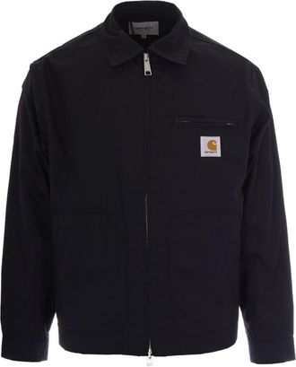 Carhartt Work in Progress Black Solid Shirt Collar Jacket