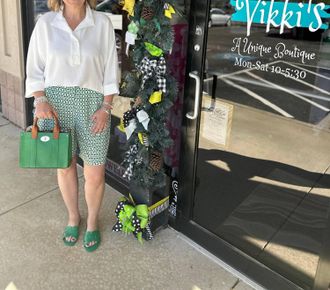 Anonyme Designers Geom Bermuda Shorts In Green