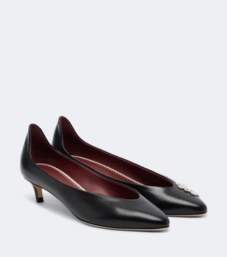 Magda Butrym Embellished leather pumps
