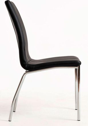 Regalos Miguel Regalos Miguel - Packs Sillas Comedor - Pack 4 Sillas Humi Polipiel - Negro