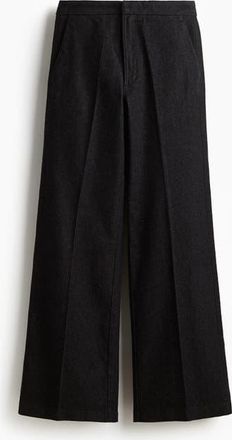 H&M Flared High Jeans in Black at Nordstrom, Size 14