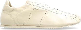 Ami Leren sportschoenen - Heren - Sneakers - Beige - 43 EU - Leer - Schoenen