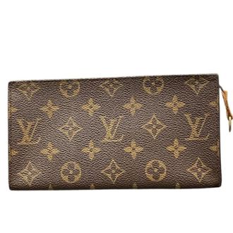 Louis Vuitton Pre-owned Wallets, female, Brown, Size: ONE SIZE Pre-owned Canvas Wallet