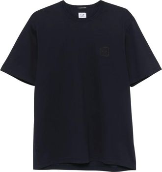 C.P. Company Mujer, Camisetas, Azul, Talla: L