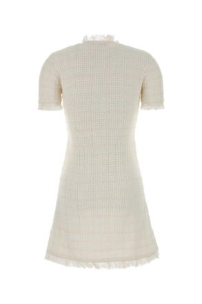 Self Portrait Textured Dress - Beige