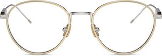 Brunello Cucinelli round-frame glasses - Gold