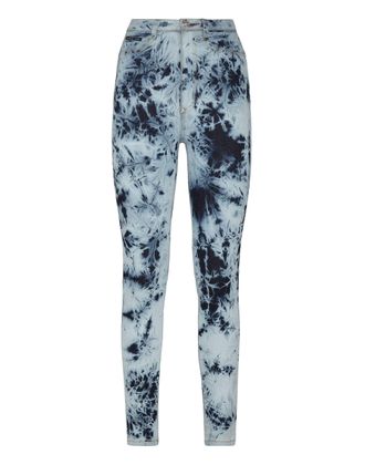 Philipp Plein Denim Super High Waist Jegging Bleached