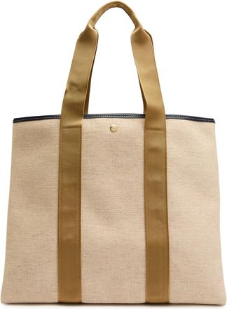 Rue de Verneuil Travers&eacute;e L Linen Tote bag - Beige - One Size