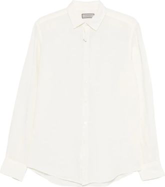 Canali Camicia di lino - Toni neutri