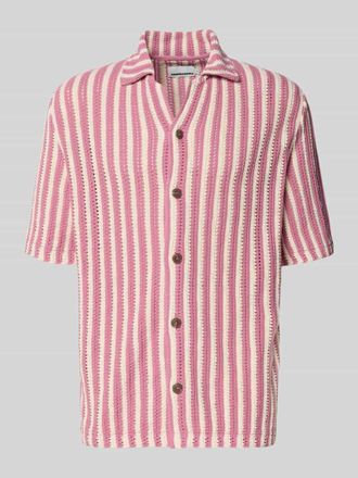 Armedangels Armedangels Relaxed Fit Poloshirt aus reiner Bio-Baumwolle in Rosa, Gr&ouml;&szlig;e XXL