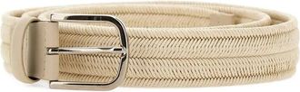 Orciani Geweven elastische riem - Beige