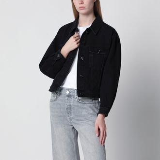 Anine Bing Giacca Quincy in denim nero