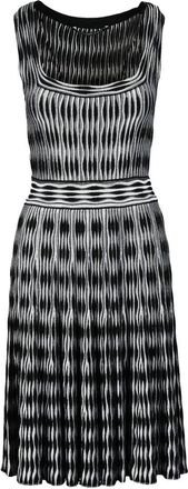 Antonino Valenti Knit Dress Viscose Polyester - Black/White