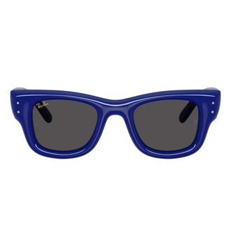 Ray-Ban Wayfarer Puffer - unisex - Zonnebrillen - Blauw - 47 MM - Nylon - Accessoires
