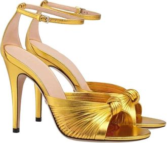 Generic Women Stiletto Heel Sandals Elegant Ankle Strap Round Toe Party Office Dress Shoes